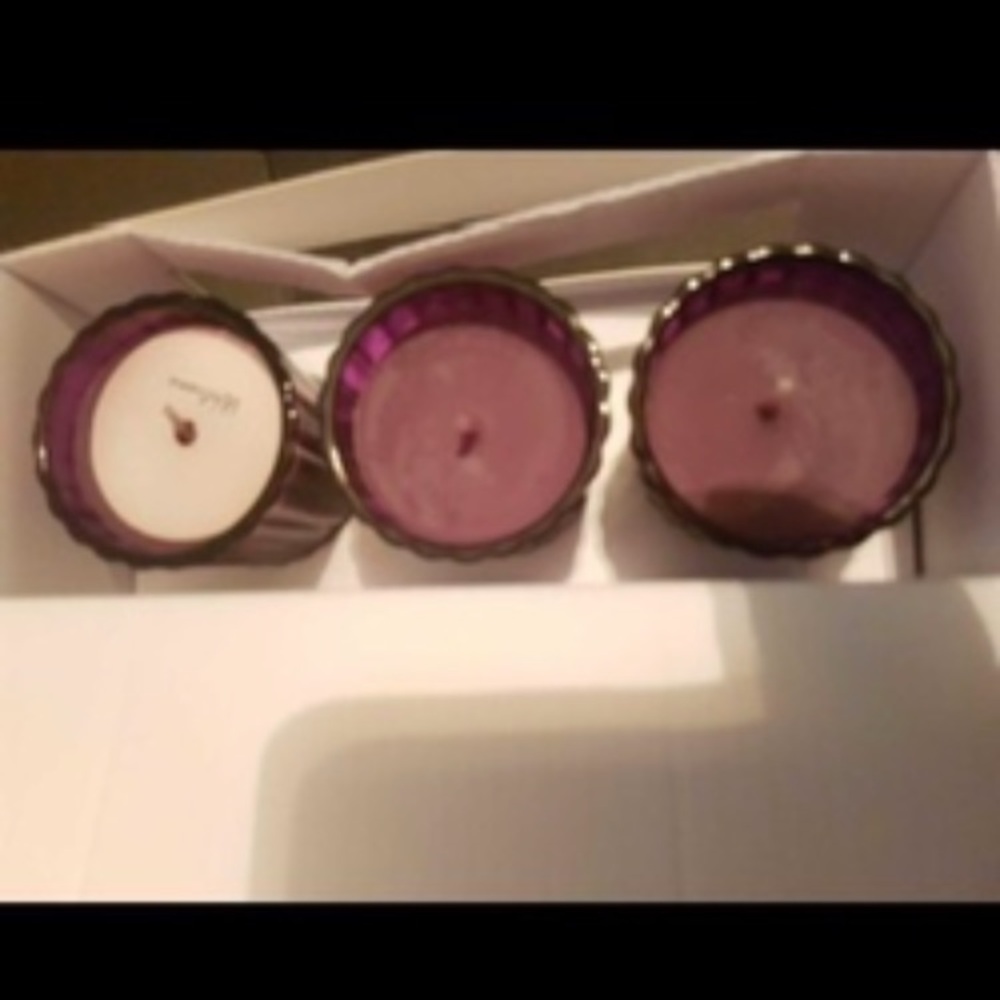 Bombay Welcome candles trio